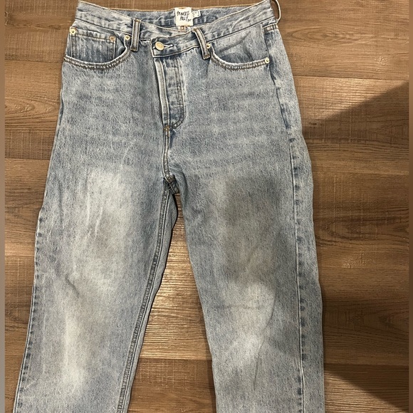 Princess Polly Asymmetrical Jeans - Picture 3 of 5